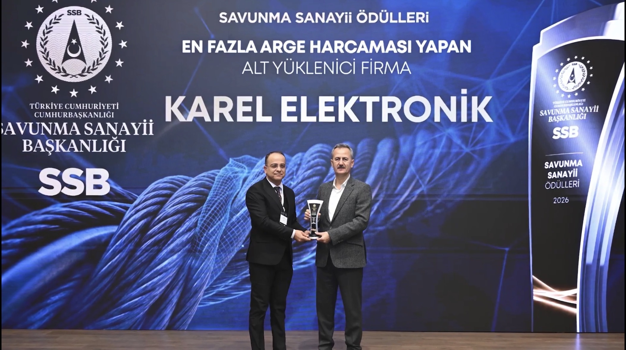 Karel’in Ar-Ge Gücüne Savunma Sanayii Başkanlığı’ndan Ödül