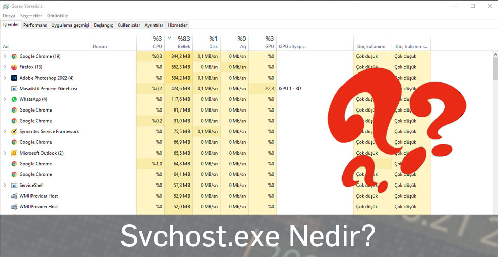 Svchost exe nedir g rev y neticisinden nas l kald r l r karel