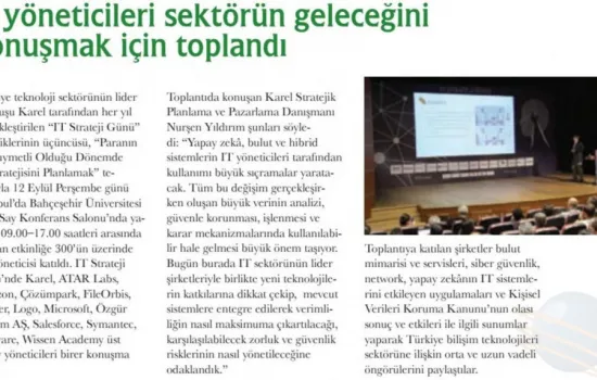 Güvenlik Yönetimi - 01.10.2019 - IT Yöneticileri Sektörün Geleceği