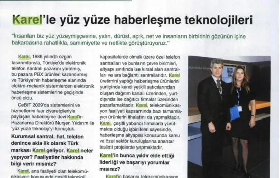 Telepati Telekom - 01.11.2009 - Karel ile yüz yüze haberleşme teknolojileri