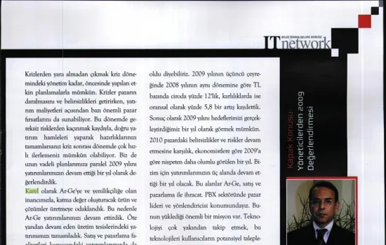 IT Network - 26.12.2009 - Yöneticilerden 2009 değerlendirmesi