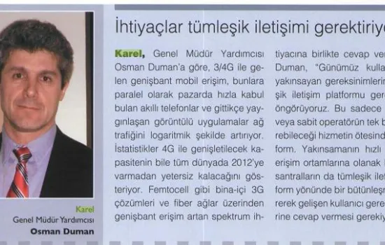 BT Haber, ek - 22.02.2010 - İhtiyaçlar tümleşik iletişimi gerektiriyor