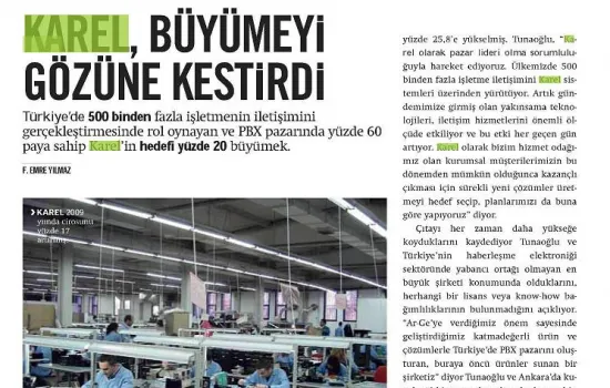 Infomag - 01.05.2010 - Karel, büyümeyi gözüne kestirdi