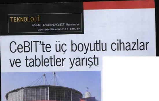 Ekonomist - 07.03.2011 - CeBIT`te 3 boyutlu cihazlar ve tabletler yarıştı