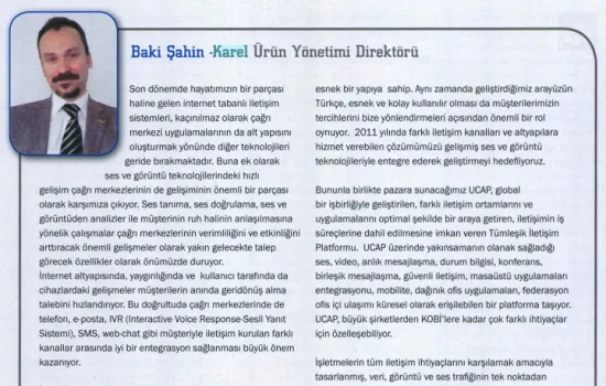 IT Advisor - 01.04.2011 - Çağrı merkezlerinin yükselişi