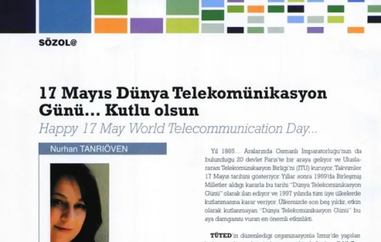 Telekom Dünyası - 01.05.2011 - 17 Mayıs Dünya Telekomünikasyon Günü