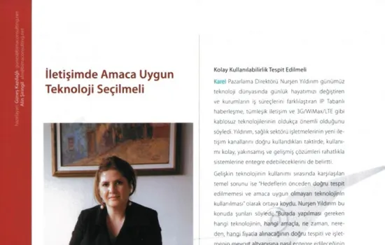 SAYED - 01.06.2011 - İletişimde Amaca Uygun Teknoloji Seçilmeli