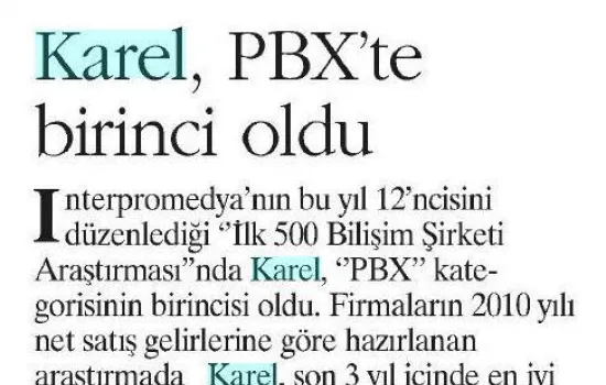 Hürses - 13.07.2011 - Karel, PBX'de Birinci Oldu