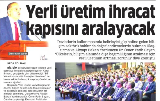 Ticari Hayat - 26.10.2019 - Yerli Üretim İhracat Kapısını Aralayacak