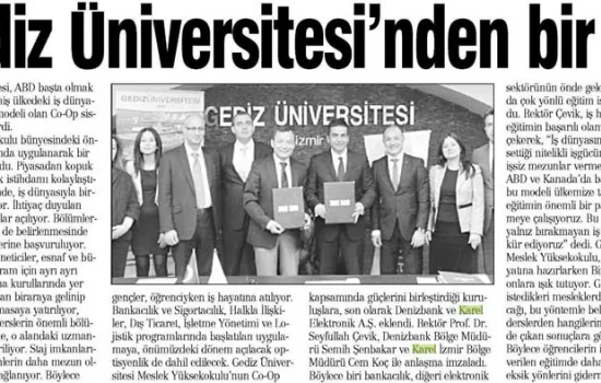 Günboyu - 21.07.2013 - GEDİZ ÜNİVERSİTESİ' NDEN BİR İLK! 