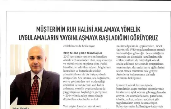 Call Center Life - 25.01.2014 - MÜŞTERİNİN RUH HALİNİ ANLAMAYA YÖNELİK UYGULAMALARIN YAYGINLAŞMAYA BAŞLADI