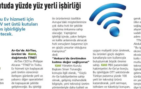 BT Haber - 27.01.2014 - SETÜSTÜ KUTUDA YÜZDE YÜZ YERLİ İŞBİRLİĞİ