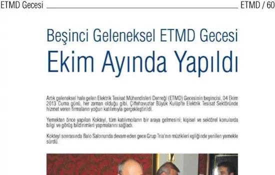 ETMD - 01.01.2014 - YAPILDI 