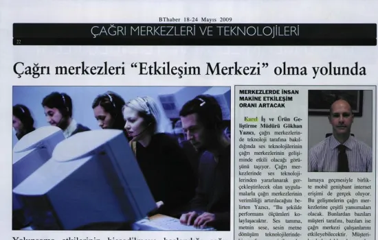 BT Haber - 18.05.2009 - Çağrı Merkezleri, etkileşim merkezi olma yolunda
