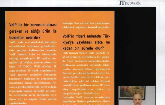 IT Network - 15.05.2009 - Ayın Konusu : VoIP