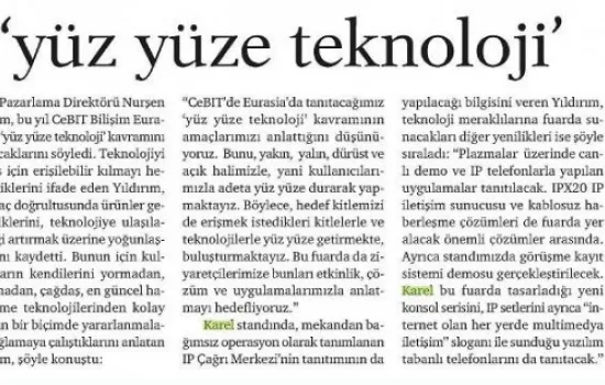 Dünya - 07.10.2009 - Karel ile yuz yuze teknoloji