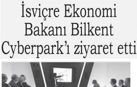 Ankara Anadolu Gazetesi - 14.05.2015 - İSVİÇRE EKONOMİ BAKANI 