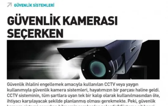 BEST Dergisi - 01.03.2016 - GÜVENLİK KAMERASI SEÇERKEN