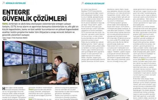 BEST Dergisi - 01.11.2014 - ENTEGRE GÜVENLİK ÇÖZÜMLERİ