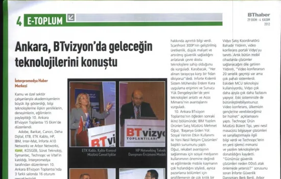 BT Haber - 29.10.2012 - Ankara BT Vizyonda geleceğin teknolojilerini konuştu