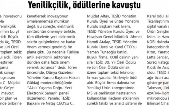 BT Haber - 29.06.2020 - Yenilikçilik, Ödüllerine Kavuştu