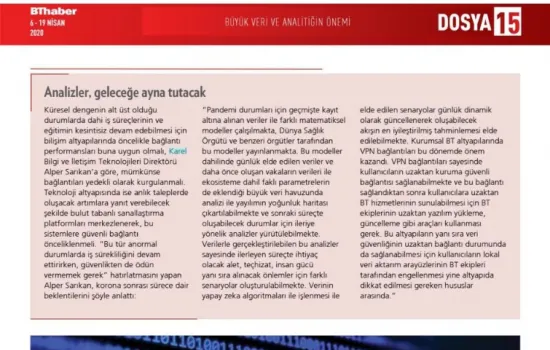 BT Haber - 06.04.2020 - Analizler Geleceğe Ayna Tutacak