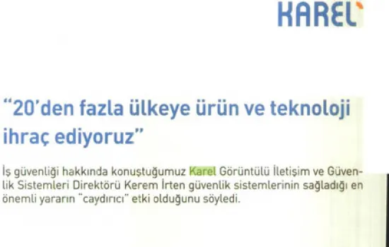 Demir Çelik - 01.06.2013 - 20'den fazla ülkeye teknoloji ihtaç ediyoruz