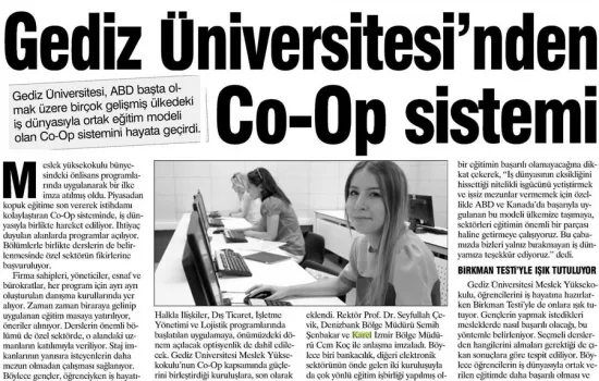 Dokuz - 16.07.2013 - Gedizde CO-OP sistemi