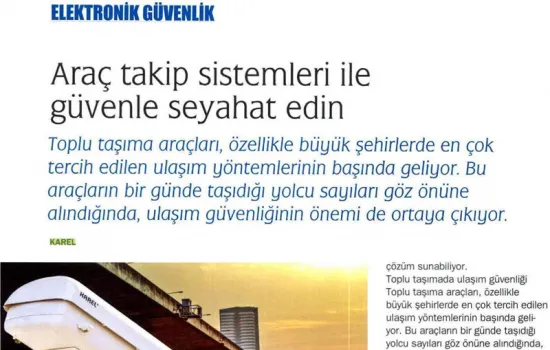 Güvenlik Yönetimi - 01.01.2016 - ARAÇ TAKİP SİSTEMLERİ İLE GÜVENLE