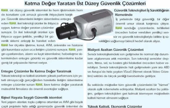 Yangın ve Güvenlik - 01.11.2013 - Katma Değer Yaratan Üst Düzey Güvenlik Çözümleri