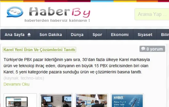 Haberby - 08.06.2012 - Karel Yeni Ürün ve Çözümlerini Tanıttı