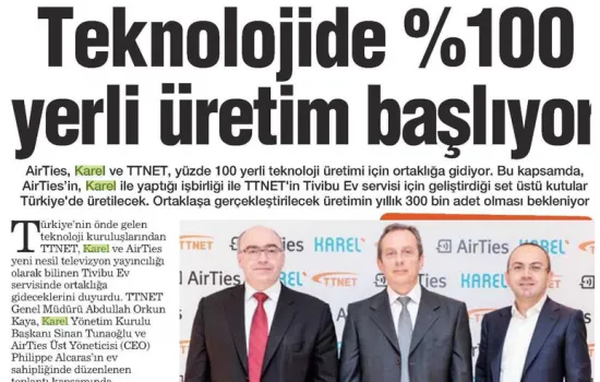 HaberTürk - 22.01.2014 - Yerli üretim başlıyor