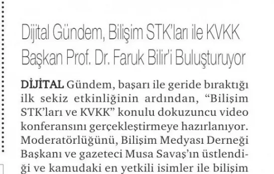 Hürses - 23.07.2020 - Dijital Gündem, Bilişim STK'ları ile KVKK