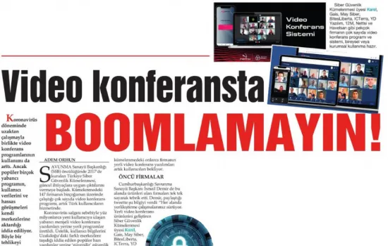 İstanbul Ticaret - 08.05.2020 - Video Konferansta Boomlamayın