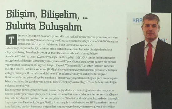 IT Advisor - 01.06.2013 - Bilişim, Bilişelim, Bulutta Buluşalım