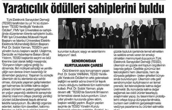 Kent - 02.02.2016 - YARATICILIK ÖDÜLLERİ SAHİPLERİNİ BULDU