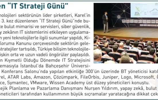 Kobi Efor - 01.10.2019 - Karel'den IT Strateji Günü