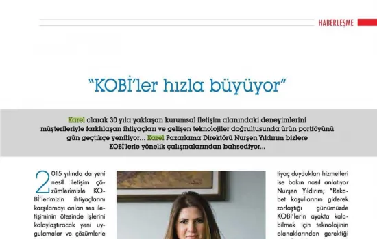 Kobi Life - 01.02.2015 - KOBİ' LER HIZLA BÜYÜYOR"