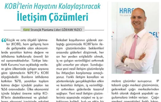 Kobi Life - 01.08.2014 - İLETİŞİM ÇÖZÜMLERİ