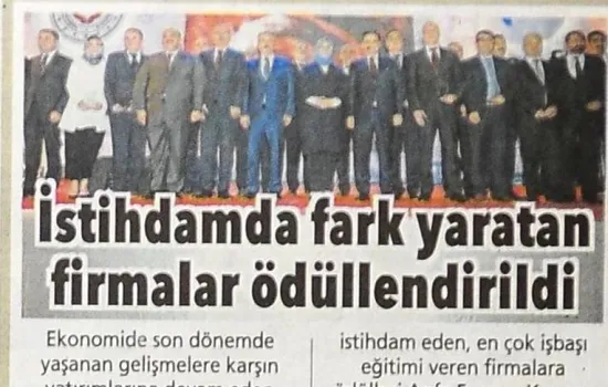Posta Ankara - 20.10.2018 - İstihdamda Fark Yaratanlar
