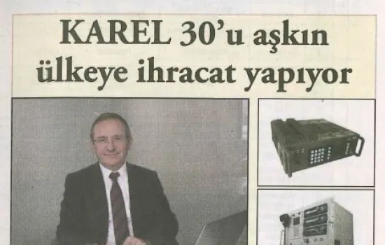 Sabah - 27.10-2017 - Karel, 30'u Aşlın Ülkeye İhracat Yapıyor