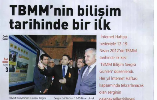 BT Haber - 30.04.2012 - TBMM ' nin bilişim tarihinde bir ilk 
