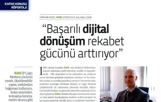 Tele.Com.Tr - 01.04.2016 - BAŞARILI DİJİTAL DÖNÜŞÜM REKABET GÜCÜNÜ ARTTIRIYOR