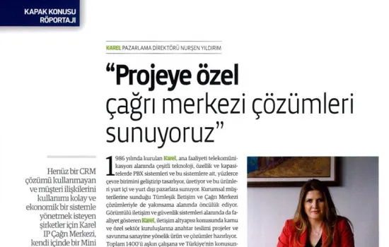 Tele.Com.Tr - 01.10.2015 - PROJEYE ÖZEL ÇAĞRI MERKEZİ