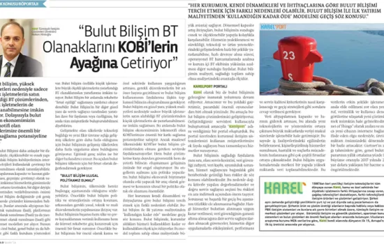 Tele.Com.TR - 01.11.2014 - BULUT BİLİŞİM BT OLANAKLARINI