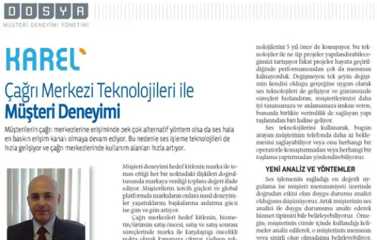 Tele.Com.Tr - 01.05.2014 - ÇAĞRI MERKEZİ TEKNOLOJİLERİ