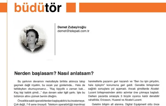 Telepati Telekom - 01.087.2012 - Nereden Başlasam