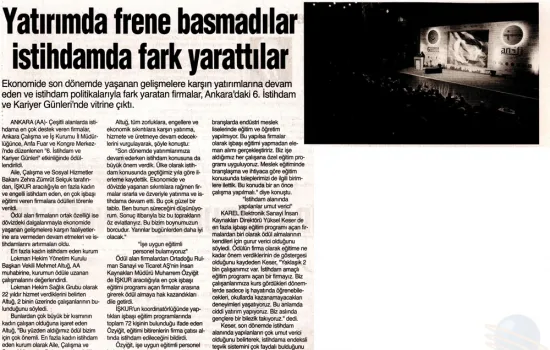 Tünaydın - 21.10.2018 - Yatırımda Frene Basmadılar