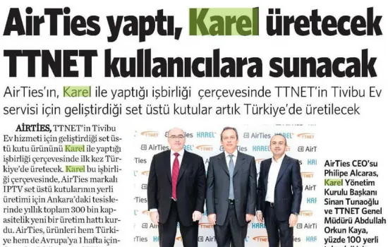 Vatan - 22.01.2014 - Karel üretecek